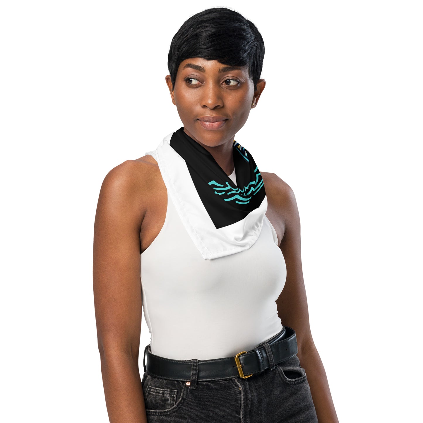 Ocean Waves All-over print bandana by Our BoatyVerse