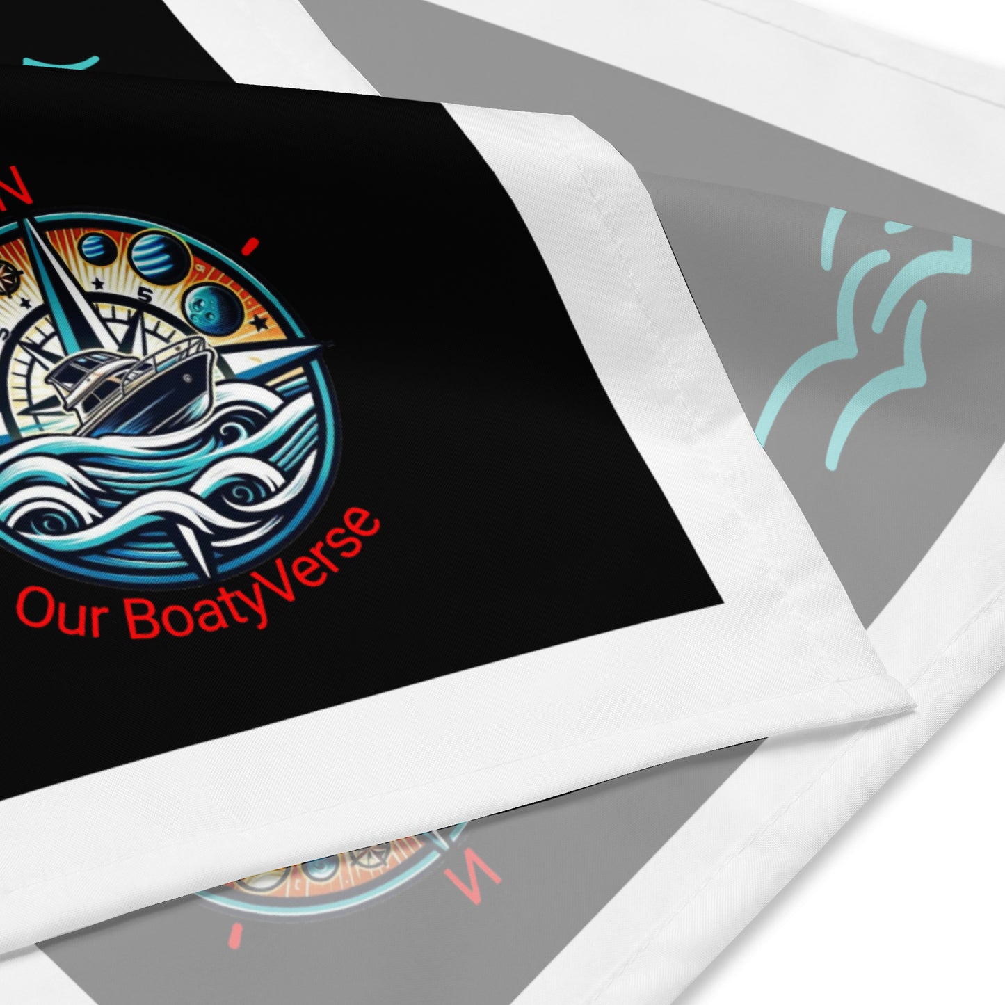 Ocean Waves All-over print bandana by Our BoatyVerse