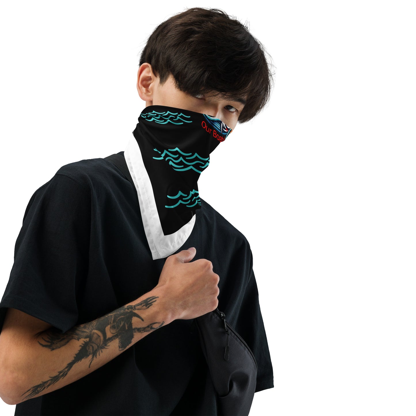 Ocean Waves All-over print bandana by Our BoatyVerse
