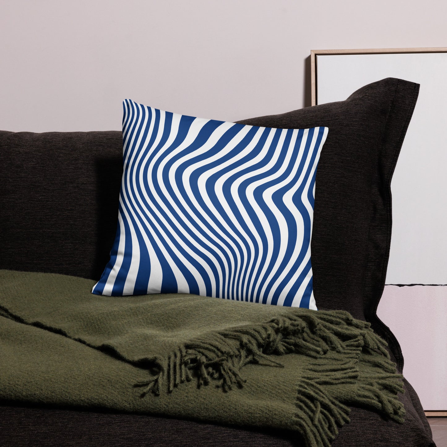 Blue Wave Radical Cushion by Our BoatyVerse