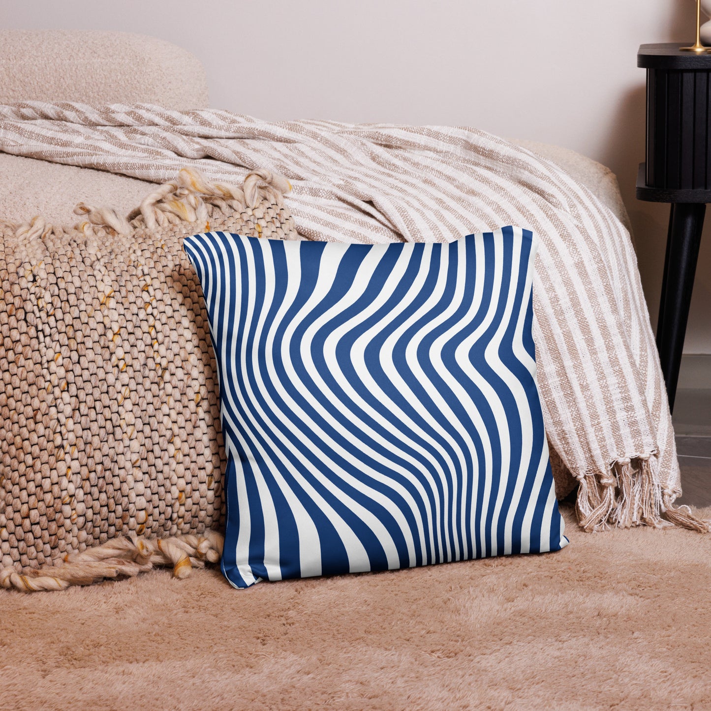Blue Wave Radical Cushion by Our BoatyVerse