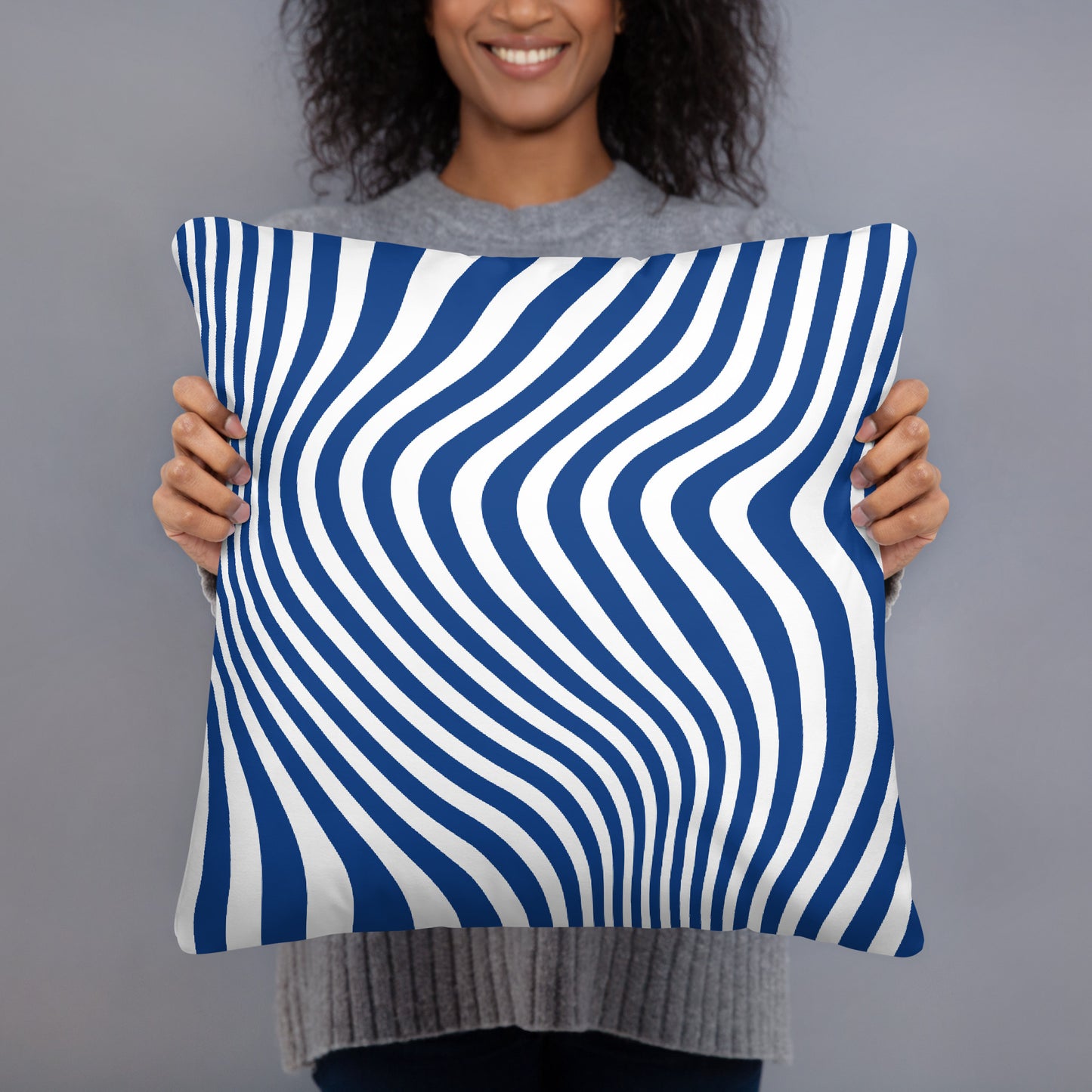 Blue Wave Radical Cushion by Our BoatyVerse
