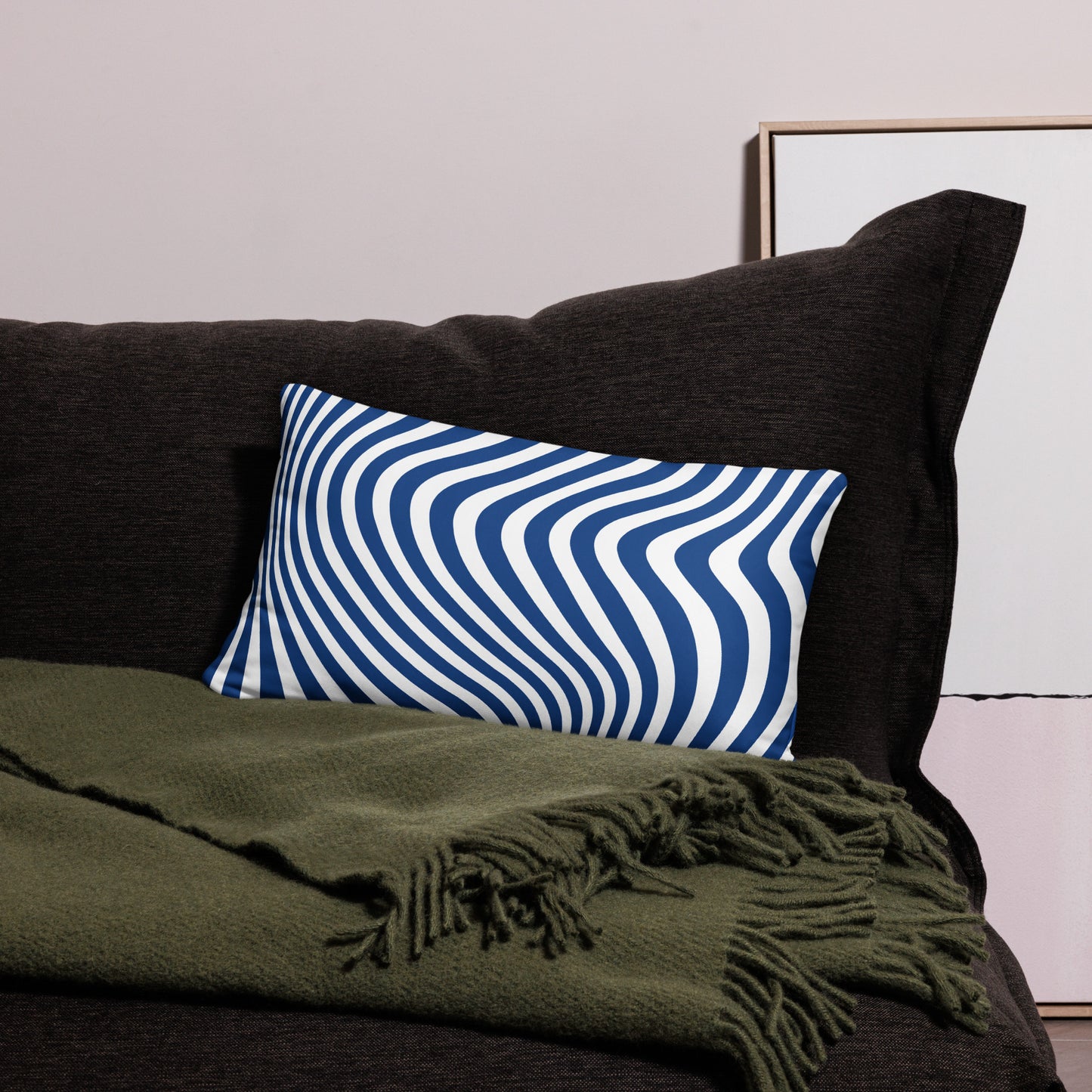 Blue Wave Radical Cushion by Our BoatyVerse