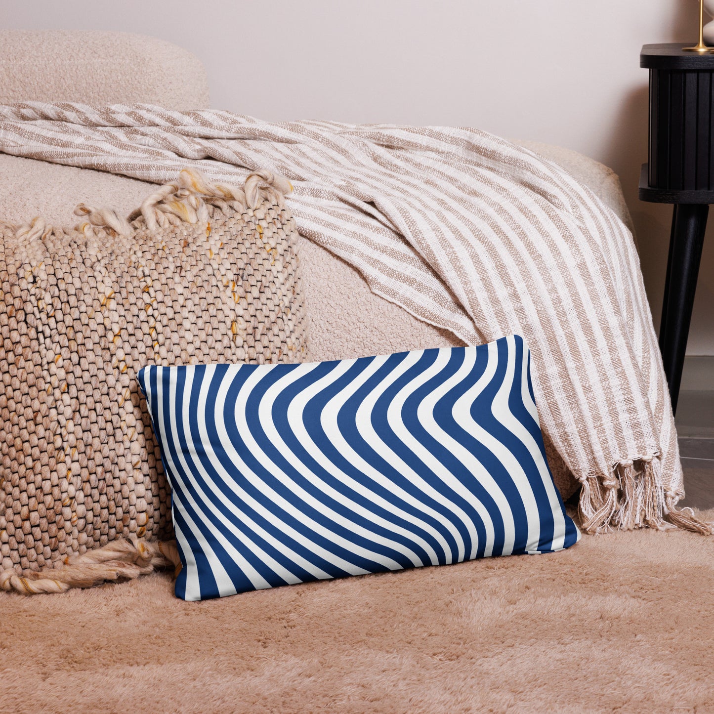 Blue Wave Radical Cushion by Our BoatyVerse