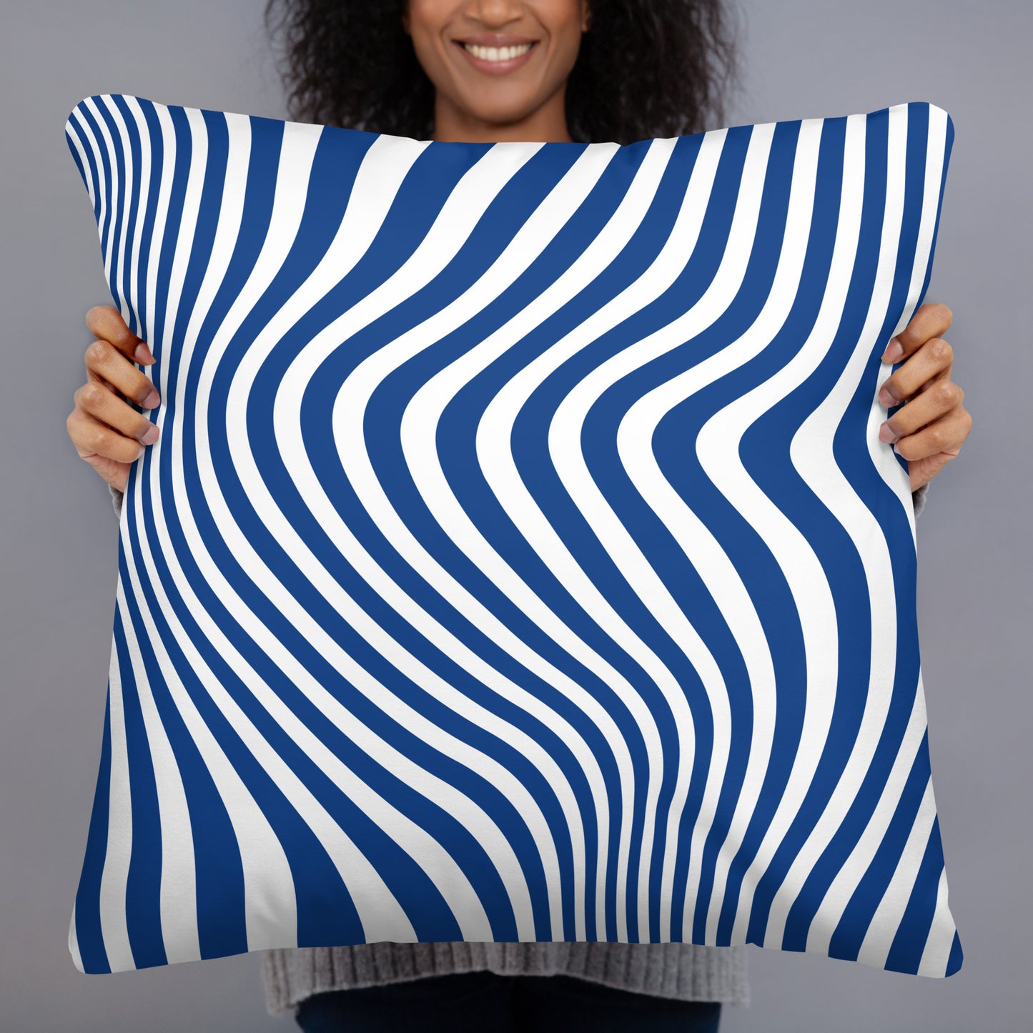 Blue Wave Radical Cushion by Our BoatyVerse