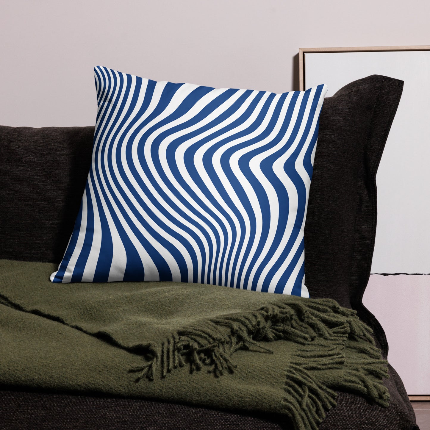 Blue Wave Radical Cushion by Our BoatyVerse