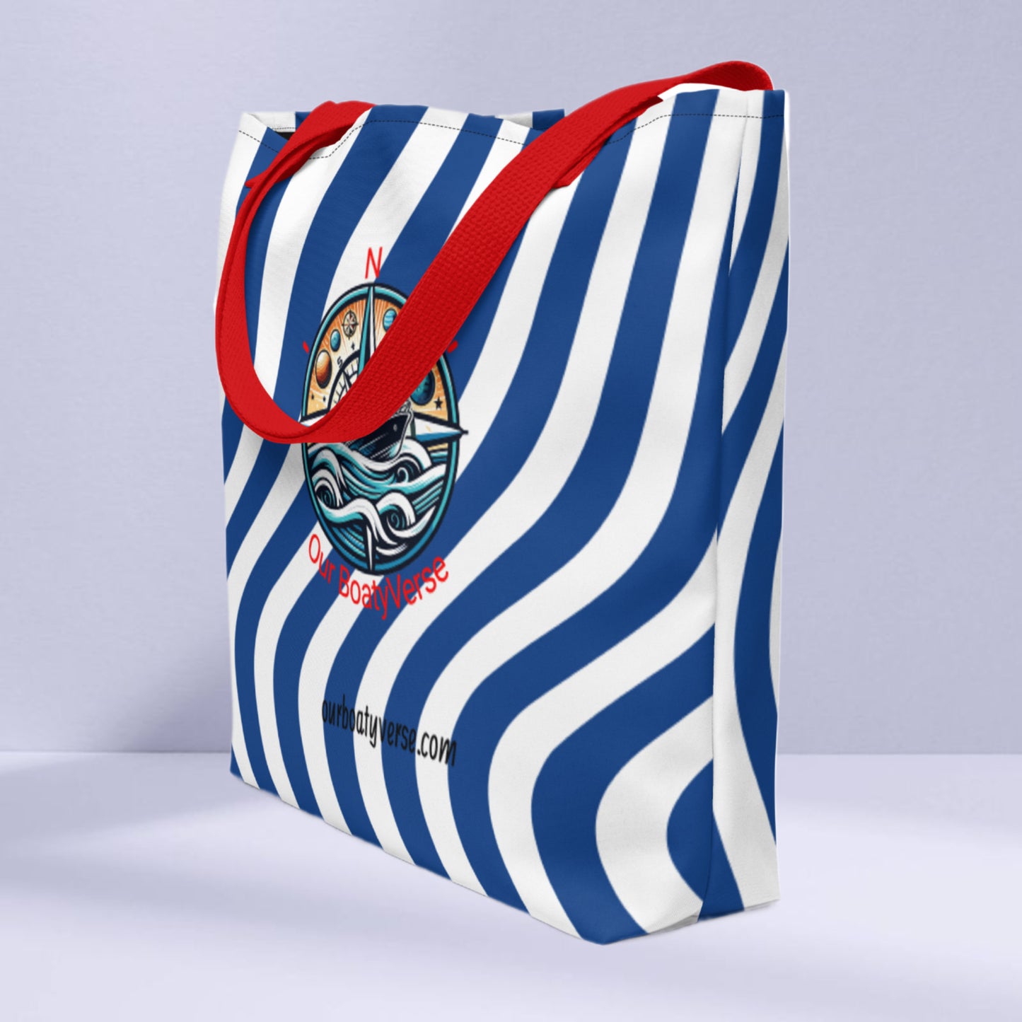 Summer Vibes Large Tote Bag by Our BoatyVerse