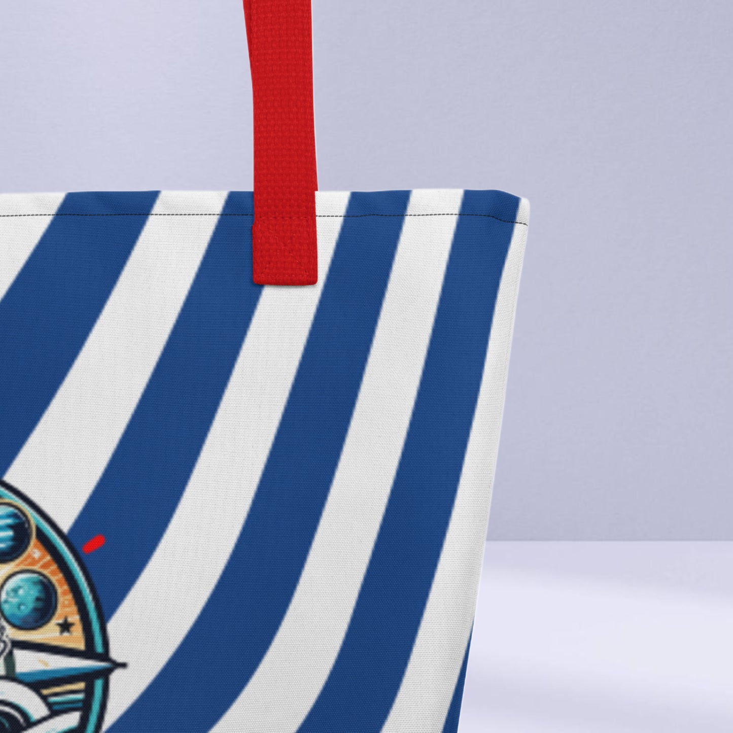 Summer Vibes Large Tote Bag by Our BoatyVerse