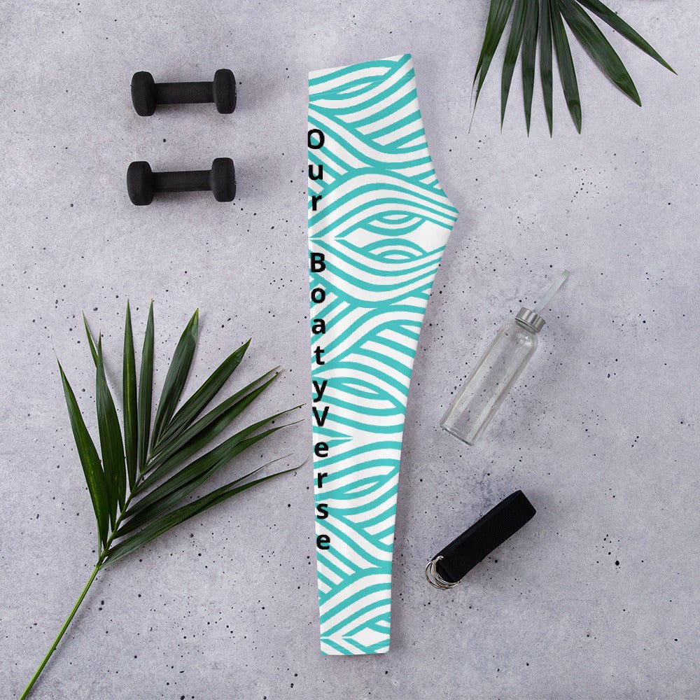 Funky Bright Green Gym Leggings from Our BoatyVerse