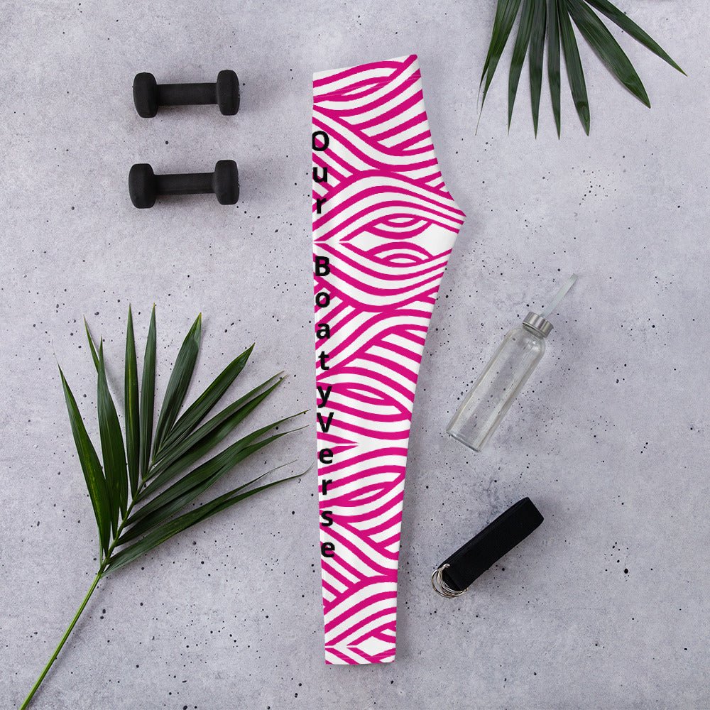 Funky Bright PINK Gym Leggings by Our BoatyVerse