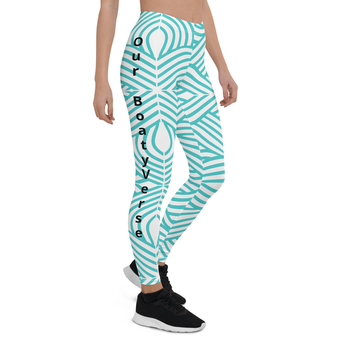 Funky Bright Green Gym Leggings from Our BoatyVerse