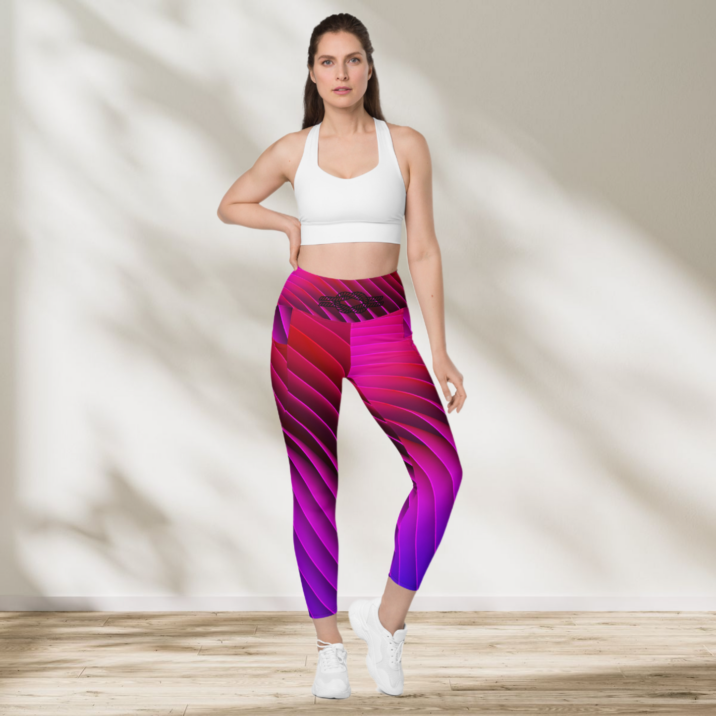 OBV Bright Fashion GYM Leggings with pockets by Our BoatyVerse