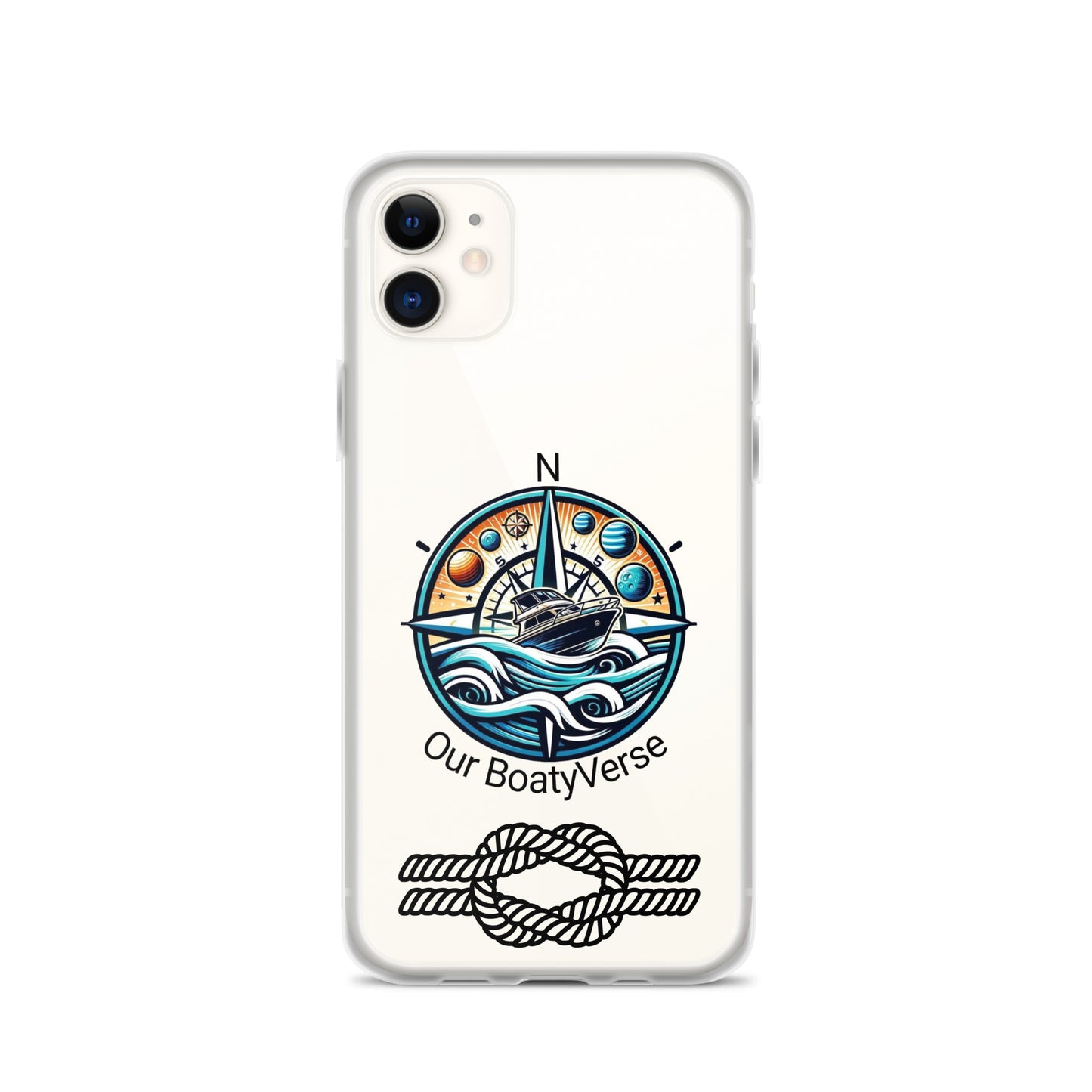 iPhone Stylish Clear Case for all latest models iPhone® by Our BoatyVerse