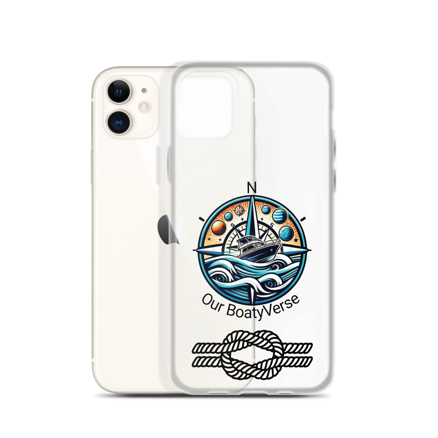 iPhone Stylish Clear Case for all latest models iPhone® by Our BoatyVerse