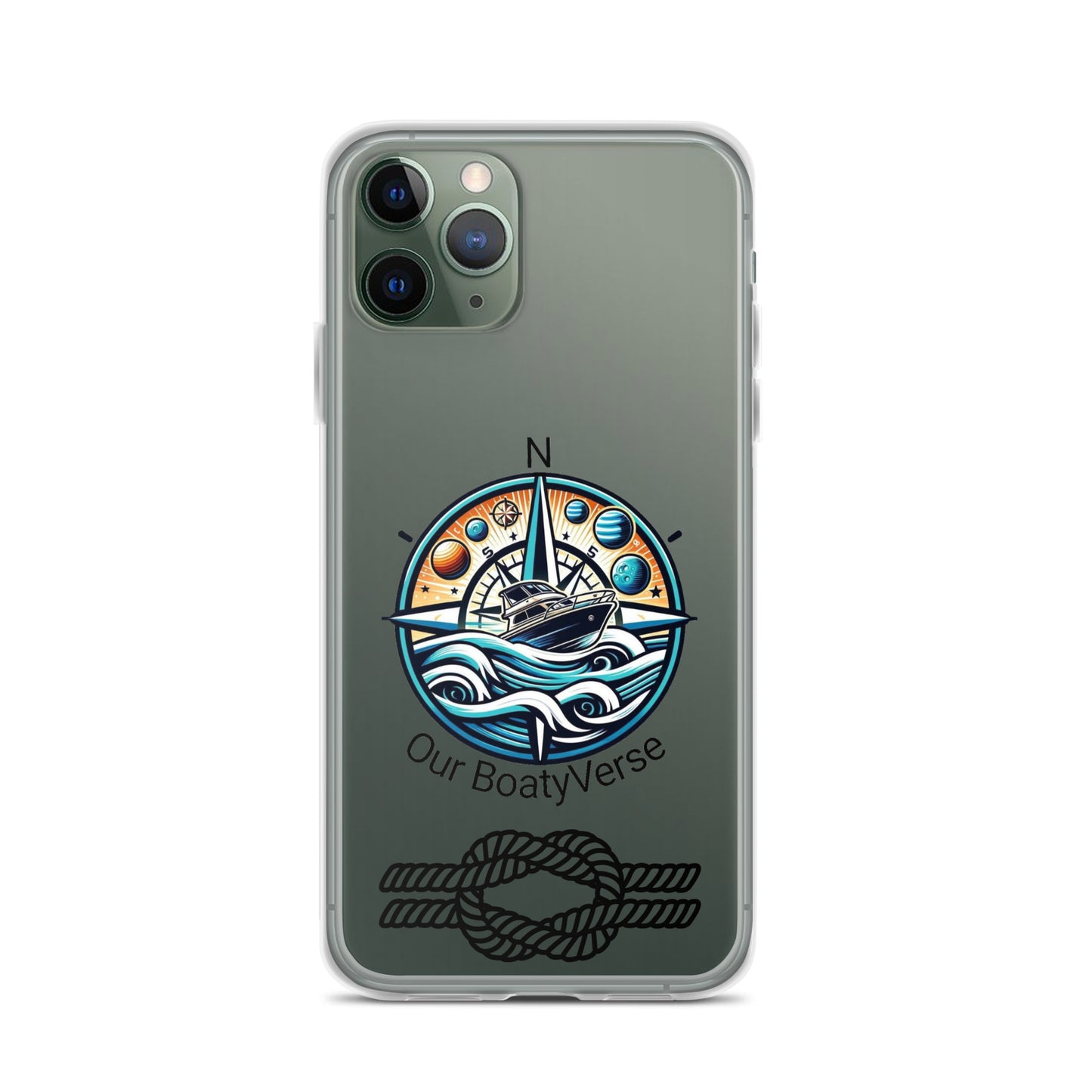 iPhone Stylish Clear Case for all latest models iPhone® by Our BoatyVerse