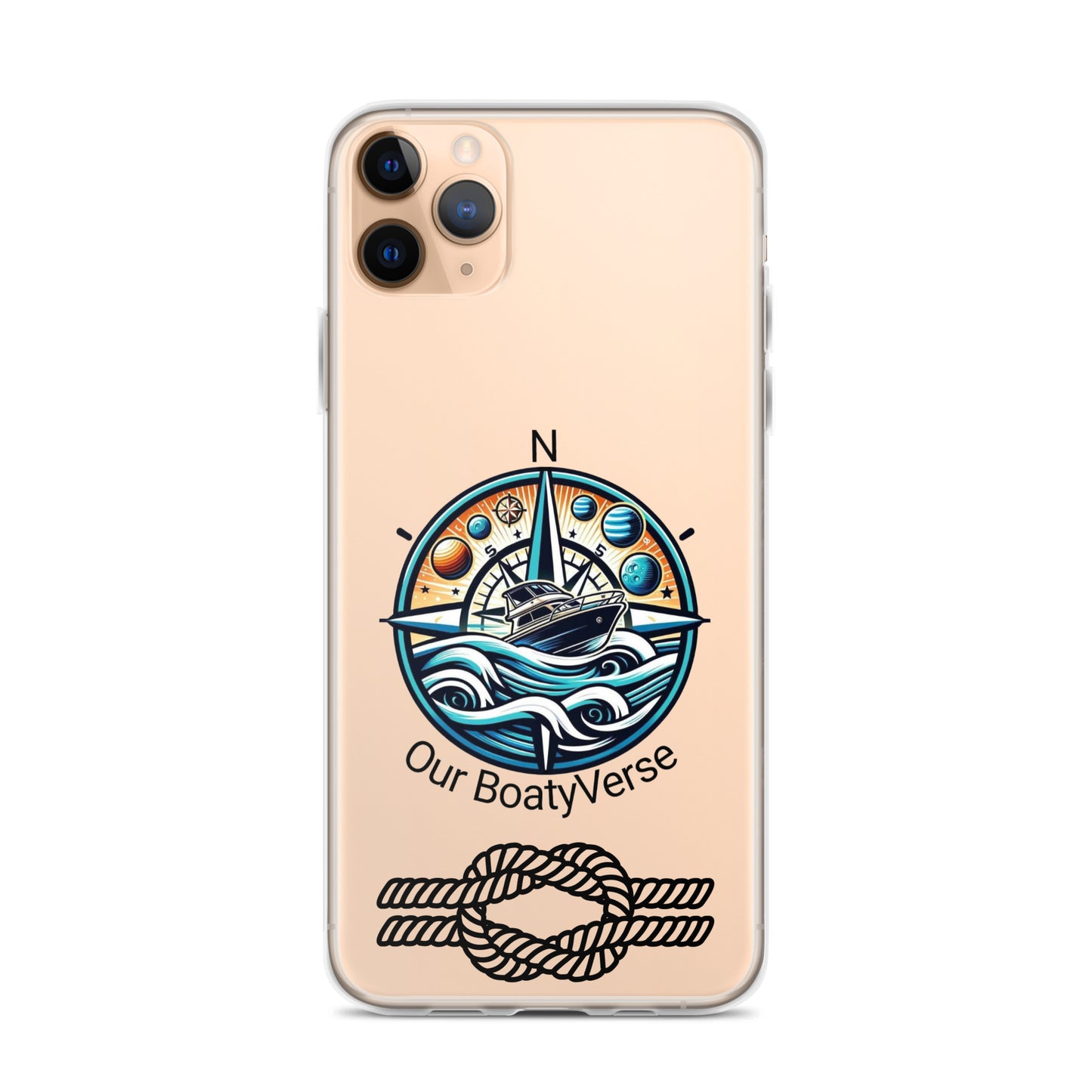 iPhone Stylish Clear Case for all latest models iPhone® by Our BoatyVerse