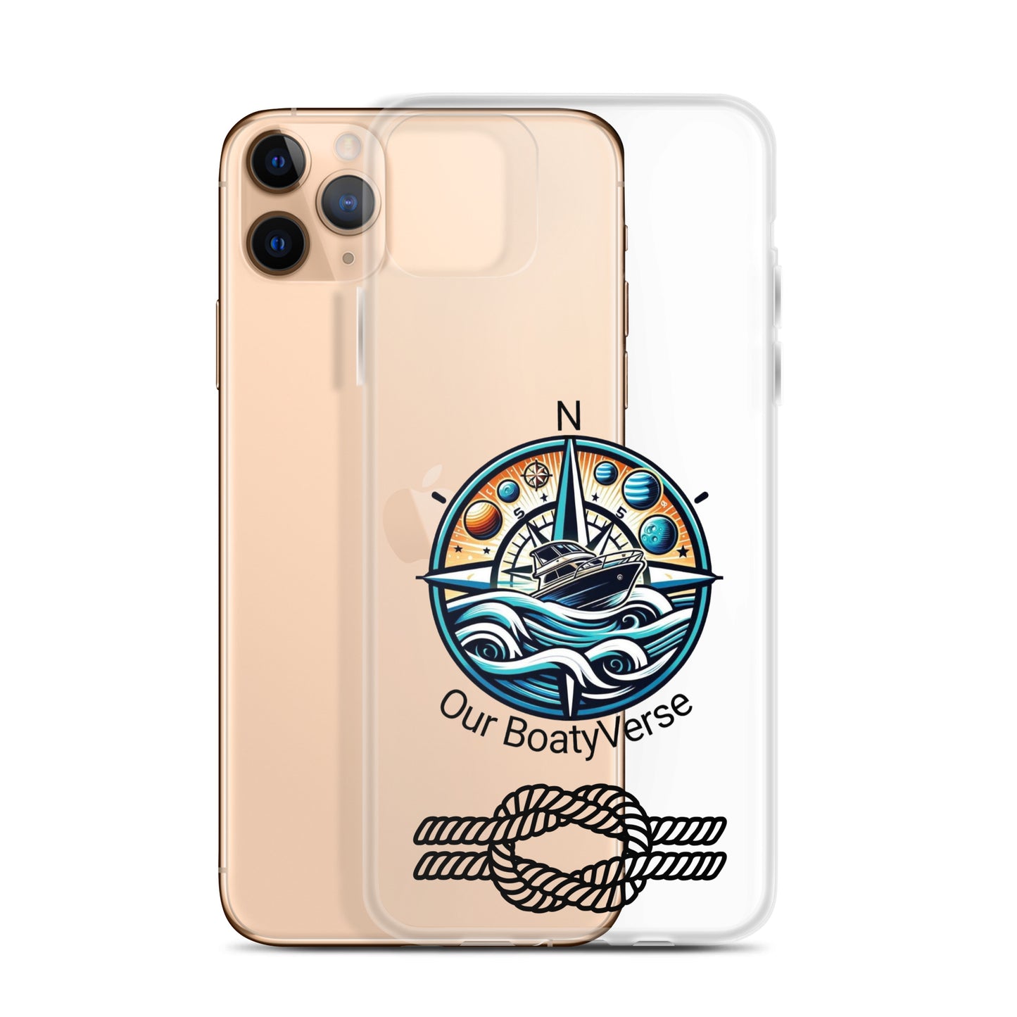 iPhone Stylish Clear Case for all latest models iPhone® by Our BoatyVerse