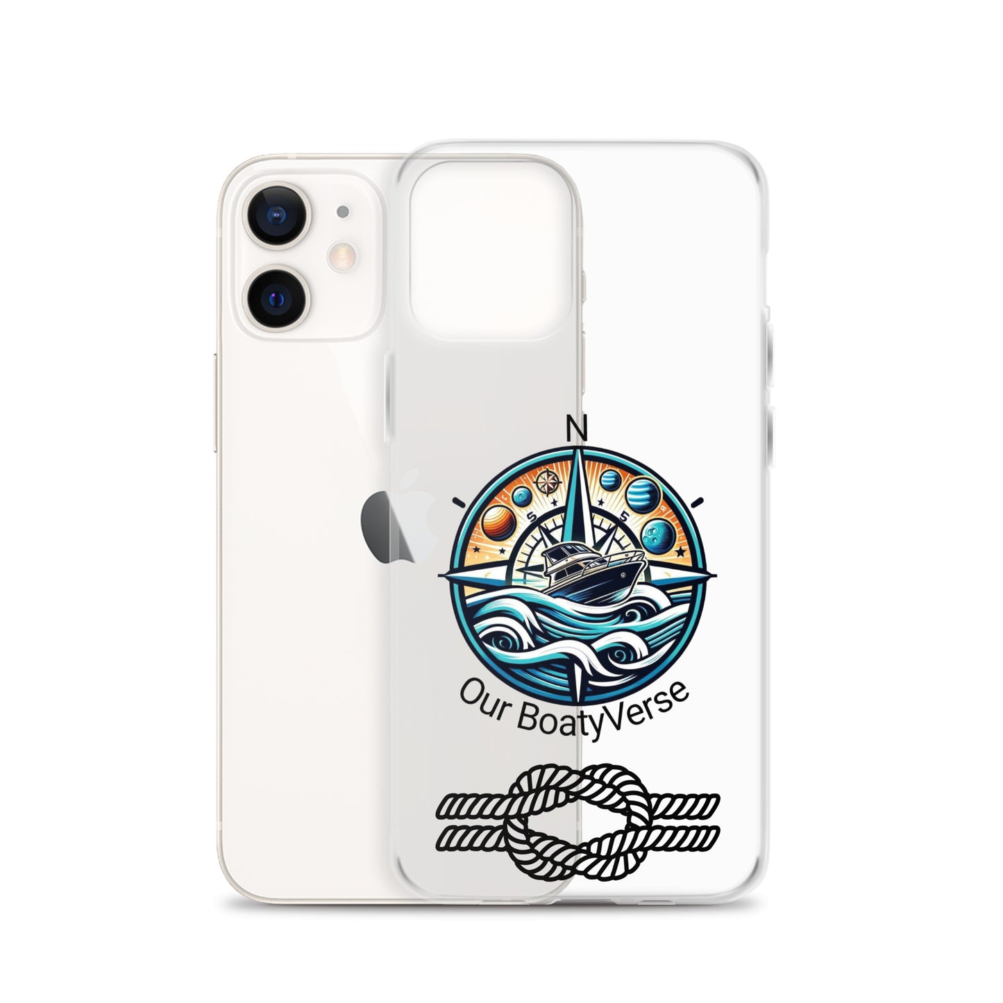 iPhone Stylish Clear Case for all latest models iPhone® by Our BoatyVerse