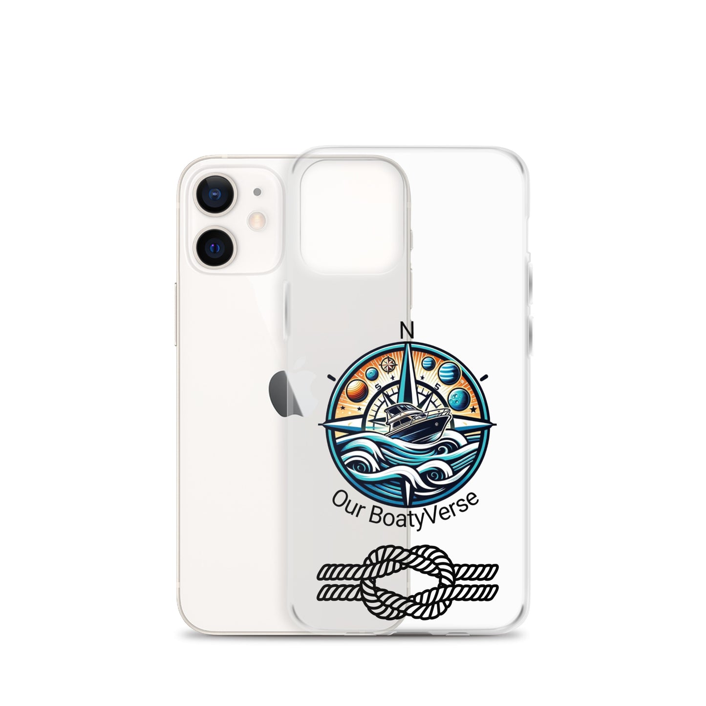 iPhone Stylish Clear Case for all latest models iPhone® by Our BoatyVerse