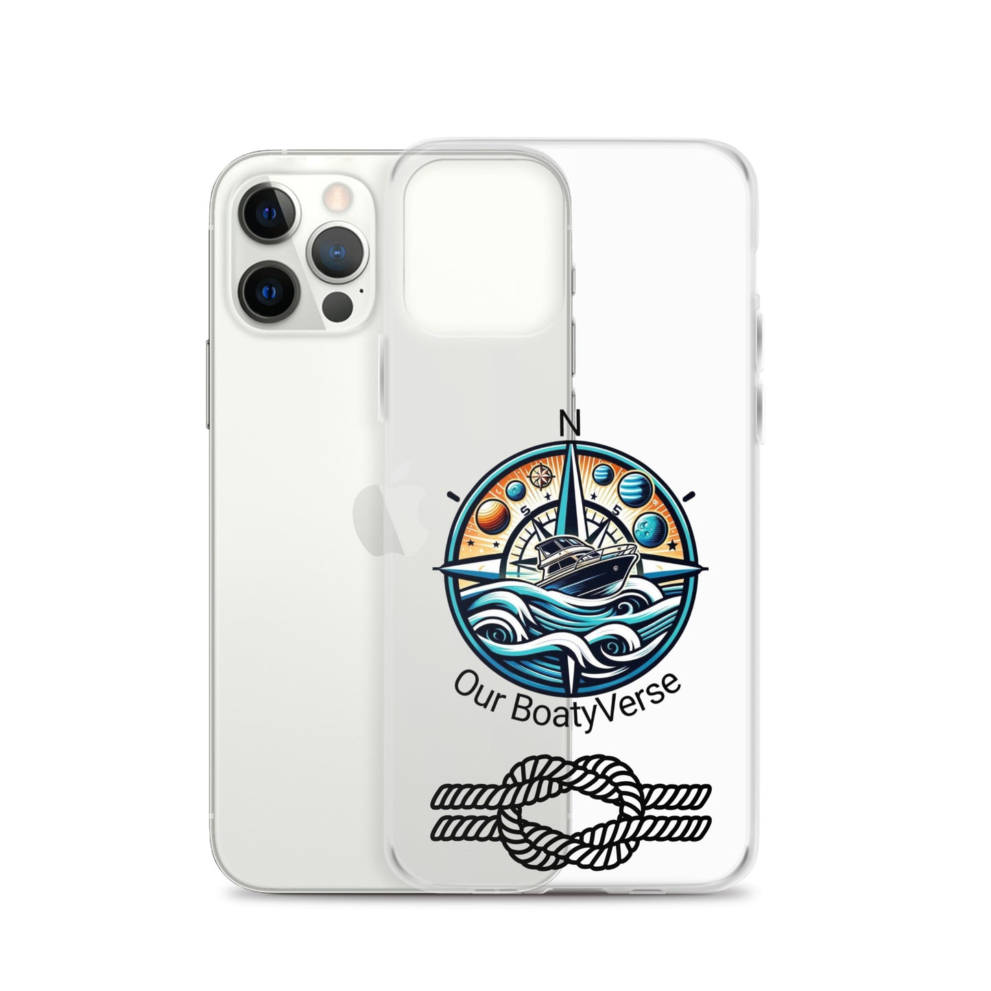 iPhone Stylish Clear Case for all latest models iPhone® by Our BoatyVerse