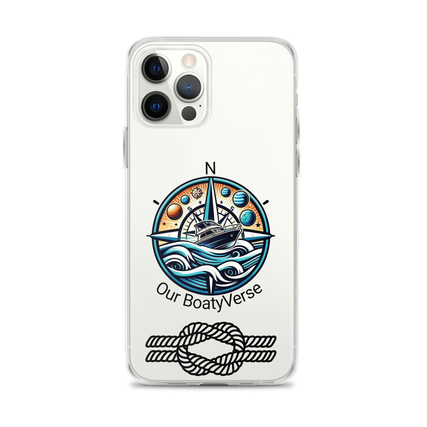 iPhone Stylish Clear Case for all latest models iPhone® by Our BoatyVerse