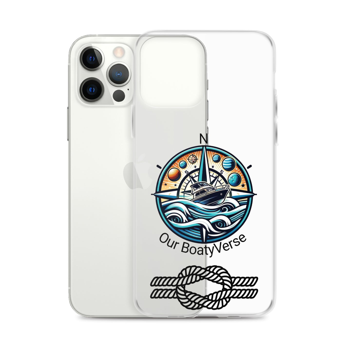 iPhone Stylish Clear Case for all latest models iPhone® by Our BoatyVerse