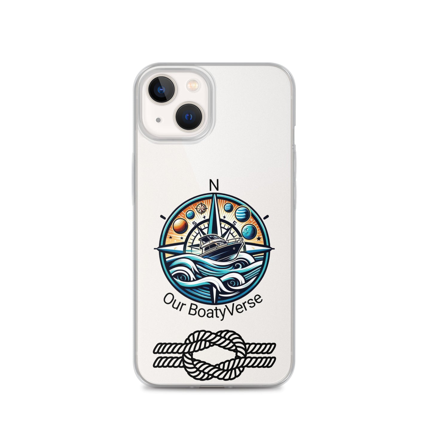 iPhone Stylish Clear Case for all latest models iPhone® by Our BoatyVerse
