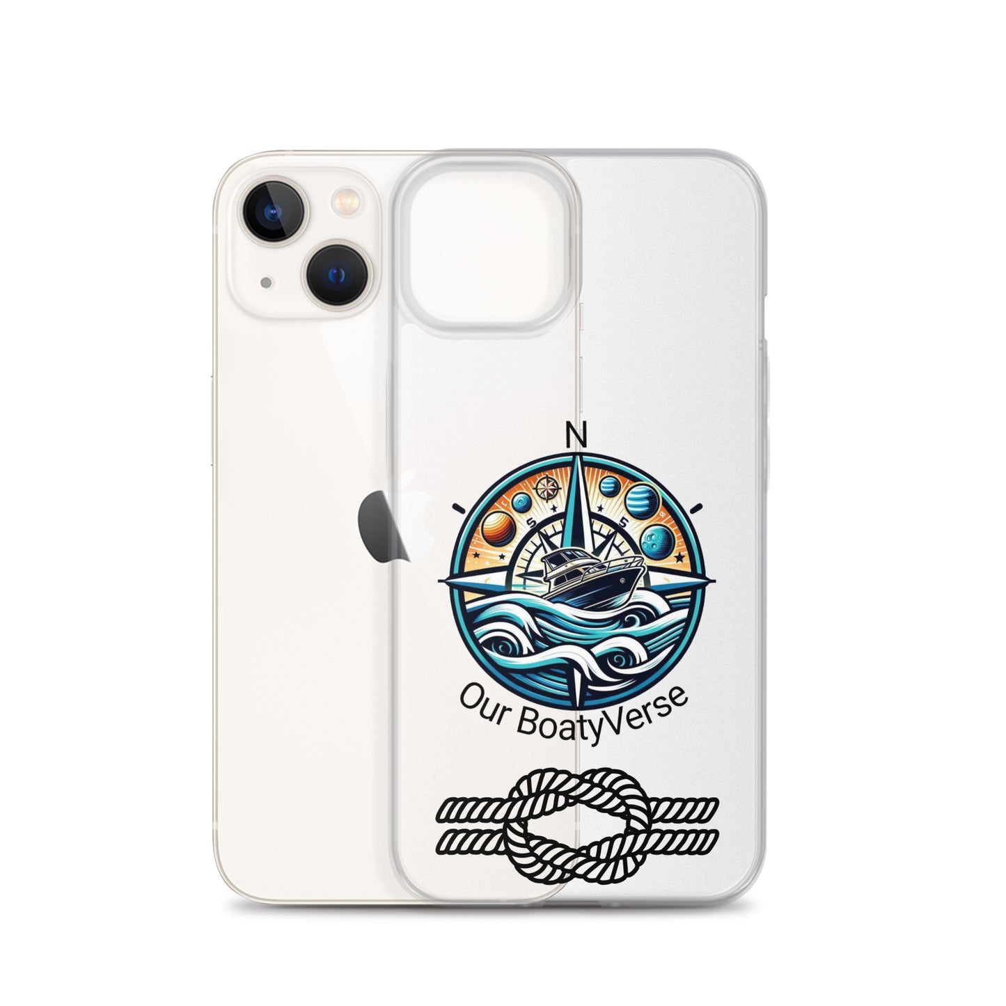 iPhone Stylish Clear Case for all latest models iPhone® by Our BoatyVerse