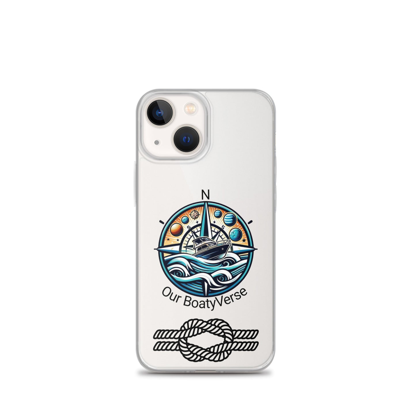 iPhone Stylish Clear Case for all latest models iPhone® by Our BoatyVerse