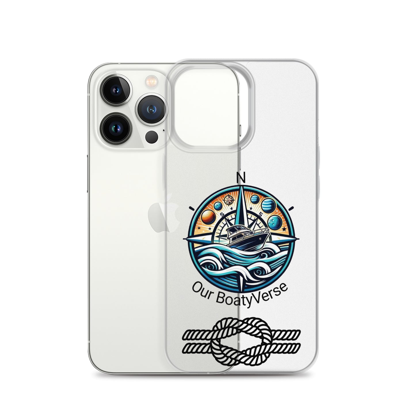 iPhone Stylish Clear Case for all latest models iPhone® by Our BoatyVerse