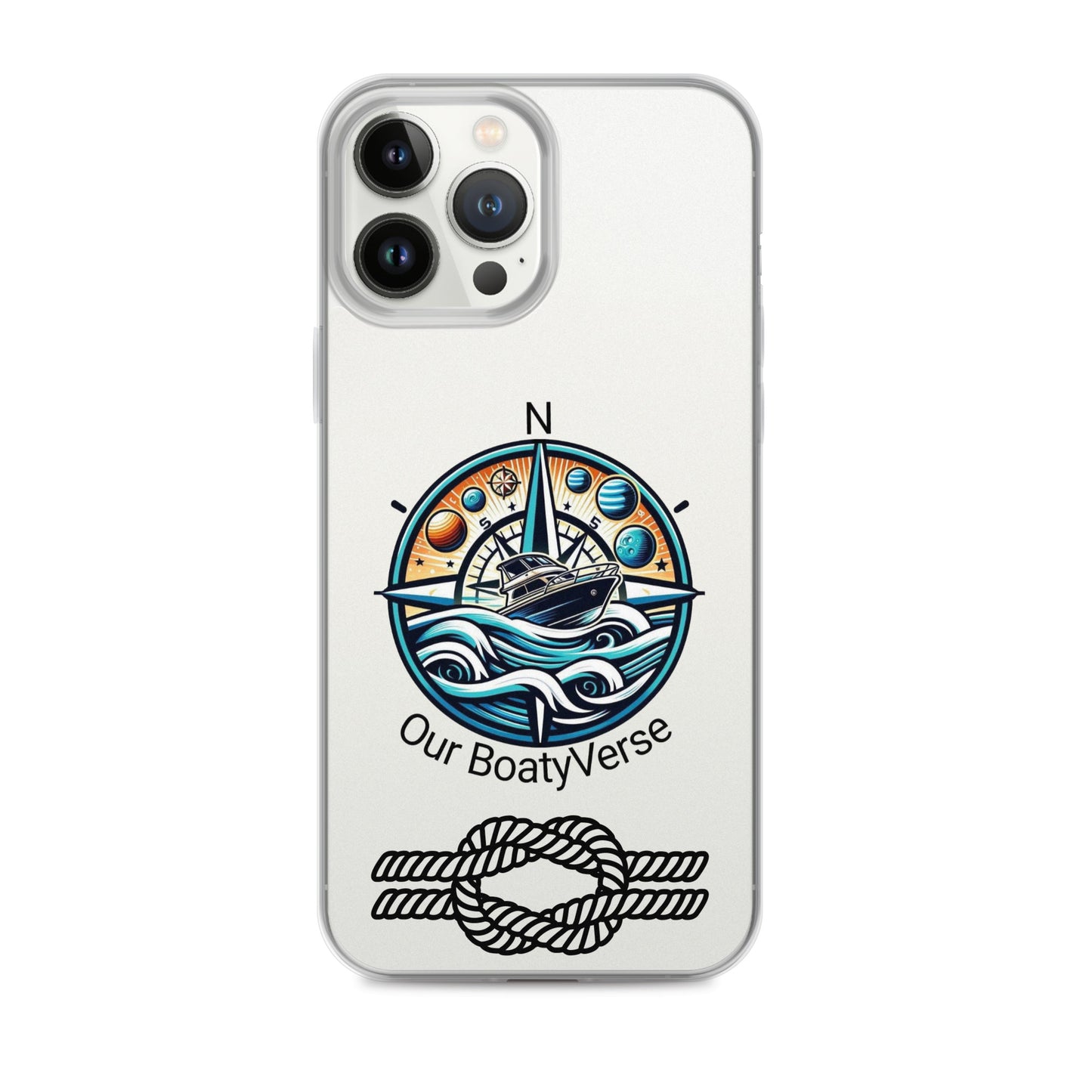 iPhone Stylish Clear Case for all latest models iPhone® by Our BoatyVerse