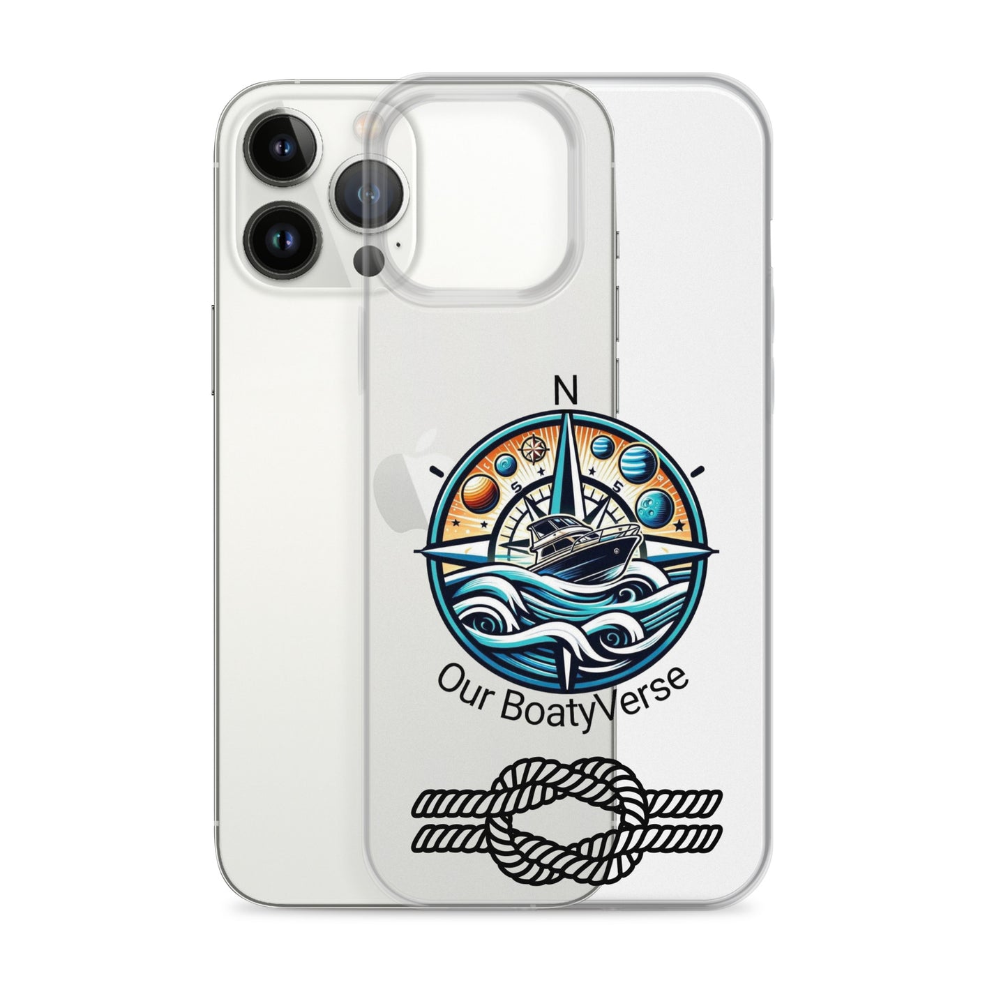 iPhone Stylish Clear Case for all latest models iPhone® by Our BoatyVerse
