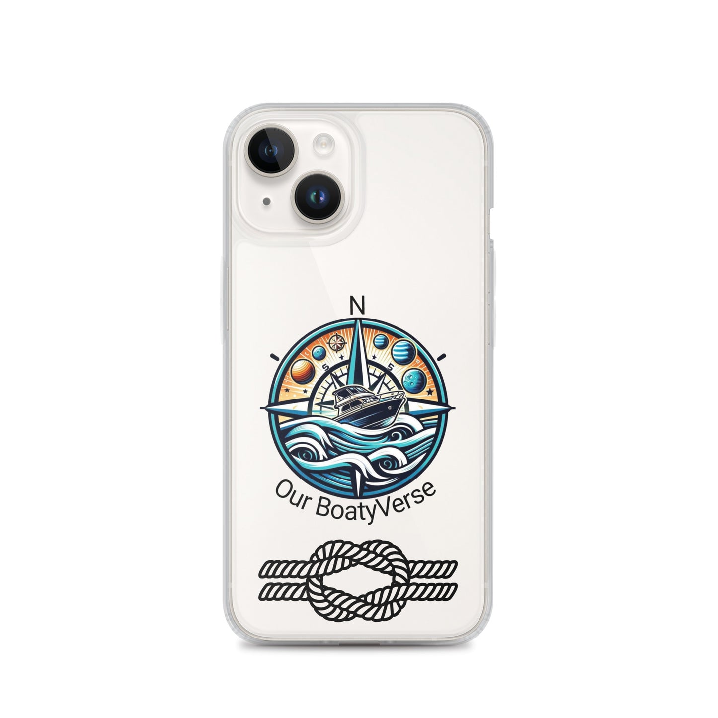 iPhone Stylish Clear Case for all latest models iPhone® by Our BoatyVerse