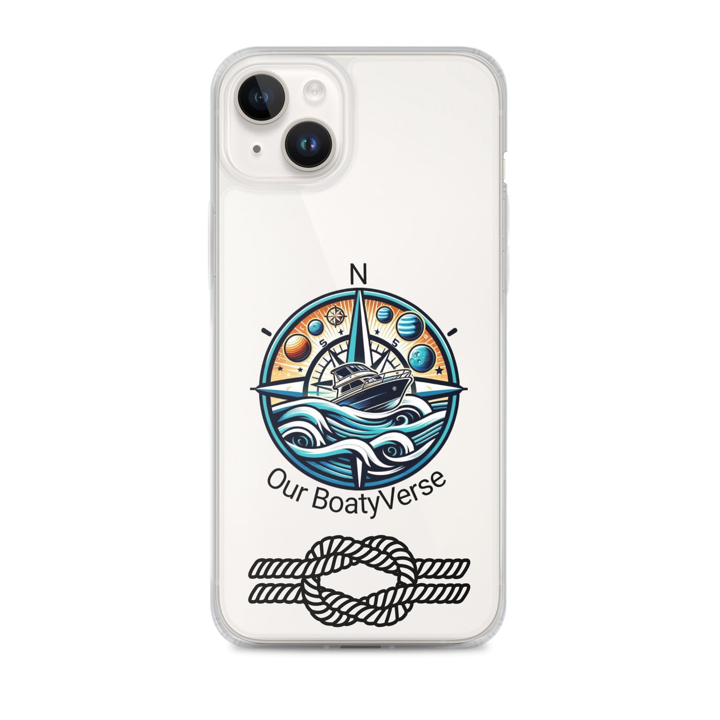 iPhone Stylish Clear Case for all latest models iPhone® by Our BoatyVerse