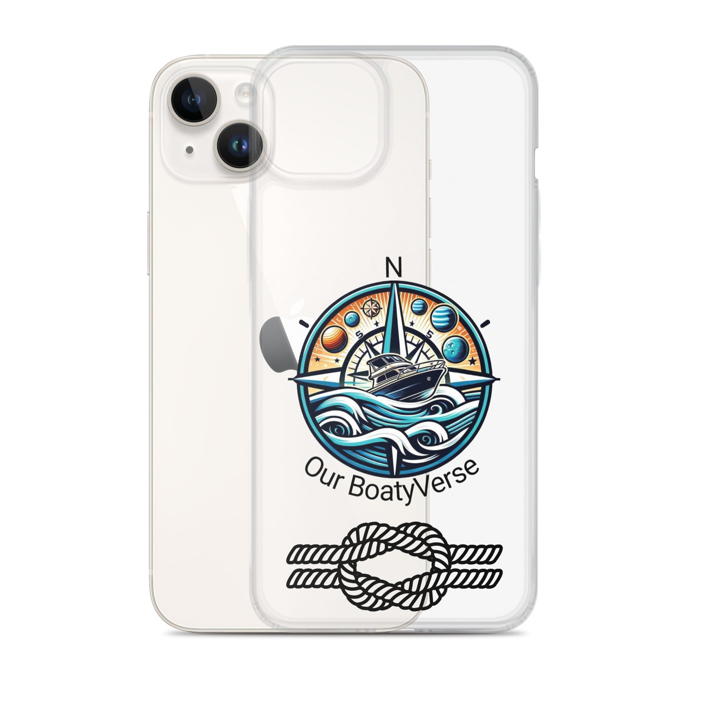 iPhone Stylish Clear Case for all latest models iPhone® by Our BoatyVerse
