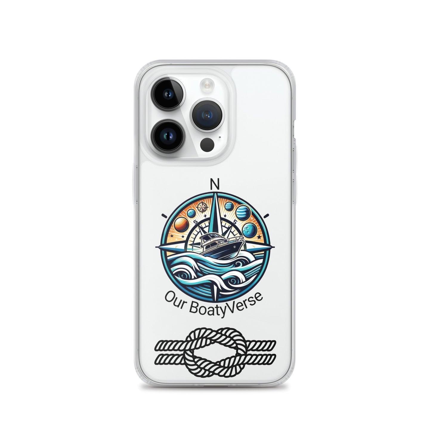 iPhone Stylish Clear Case for all latest models iPhone® by Our BoatyVerse