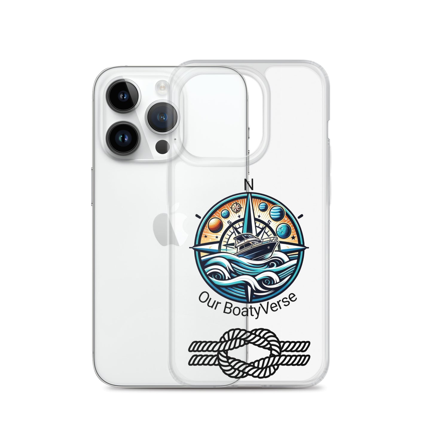 iPhone Stylish Clear Case for all latest models iPhone® by Our BoatyVerse