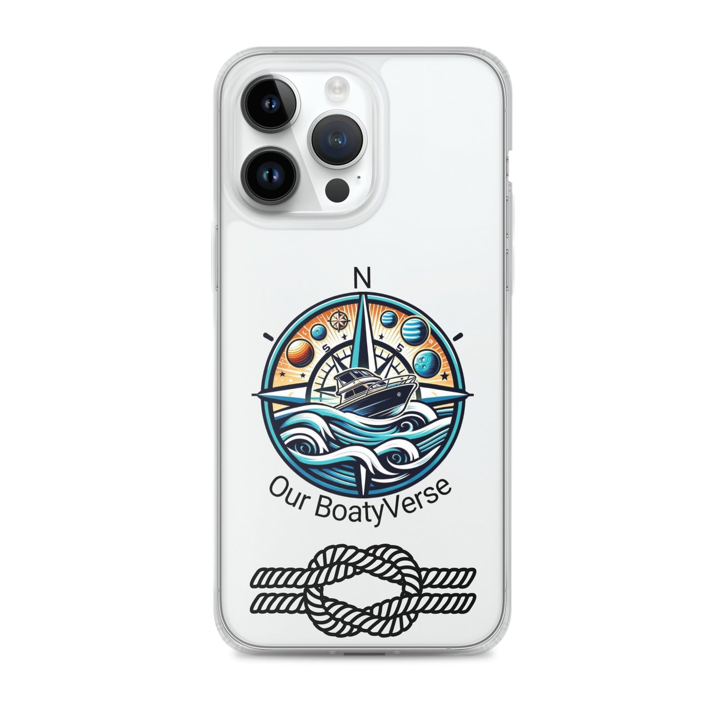 iPhone Stylish Clear Case for all latest models iPhone® by Our BoatyVerse