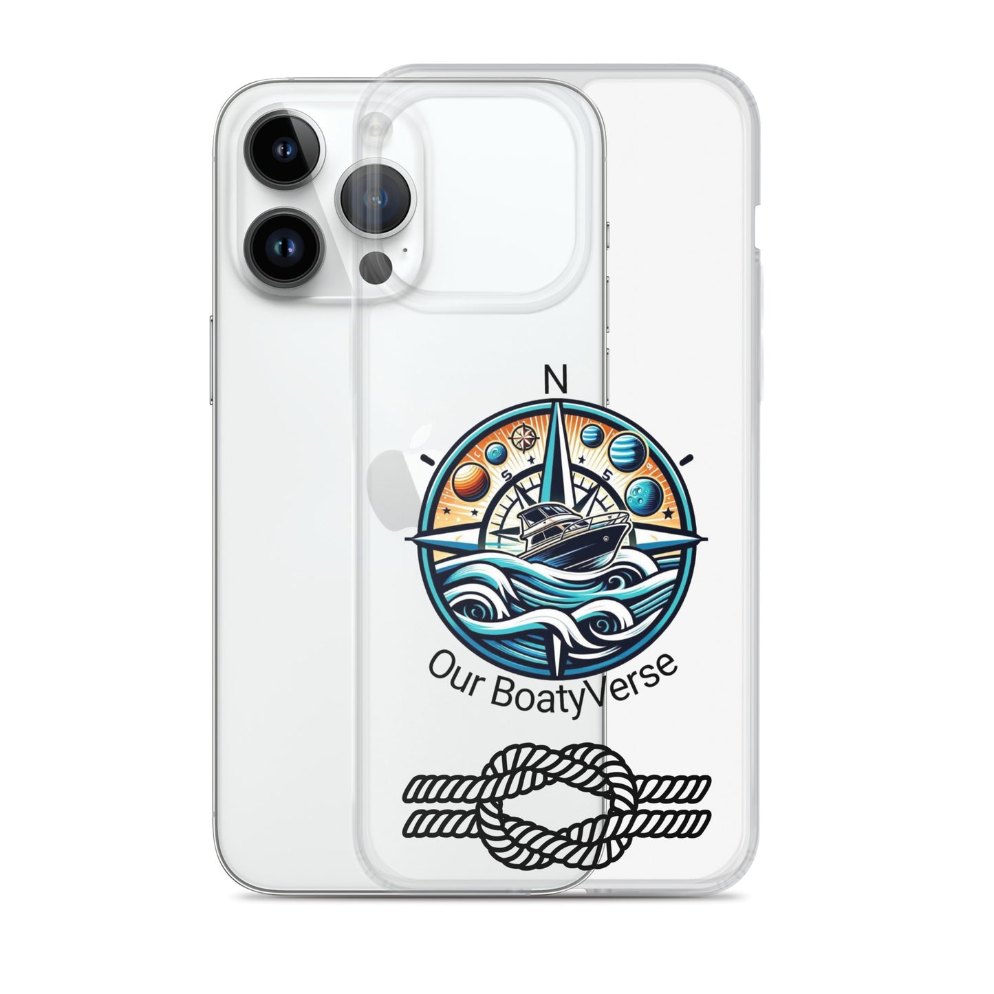 iPhone Stylish Clear Case for all latest models iPhone® by Our BoatyVerse