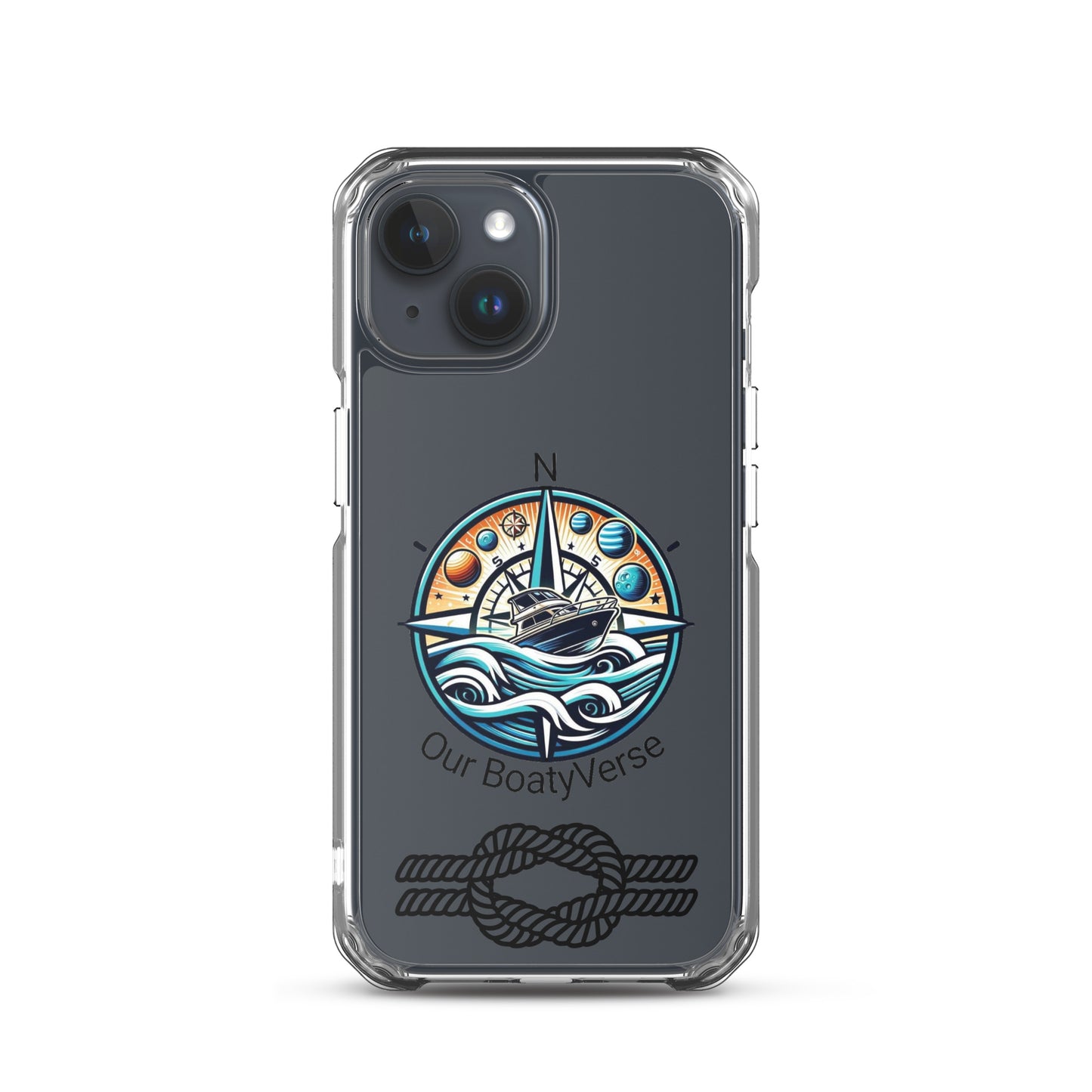 iPhone Stylish Clear Case for all latest models iPhone® by Our BoatyVerse