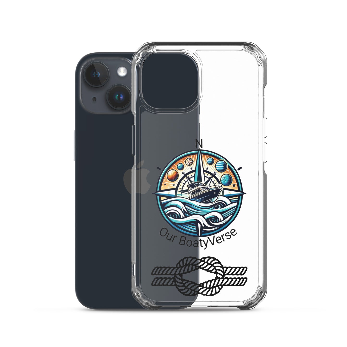 iPhone Stylish Clear Case for all latest models iPhone® by Our BoatyVerse