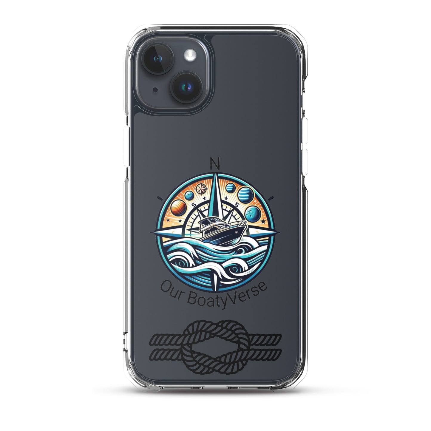 iPhone Stylish Clear Case for all latest models iPhone® by Our BoatyVerse