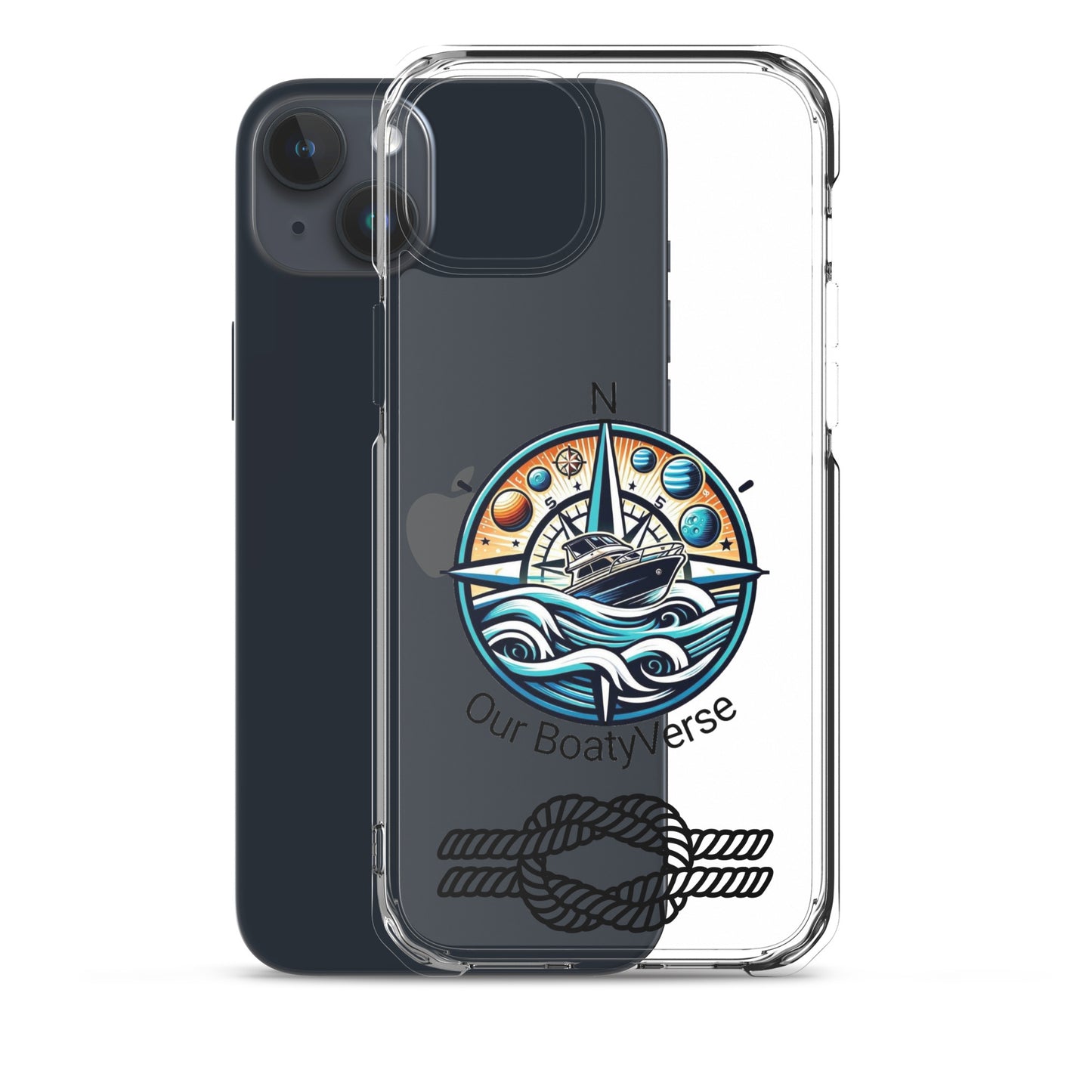 iPhone Stylish Clear Case for all latest models iPhone® by Our BoatyVerse