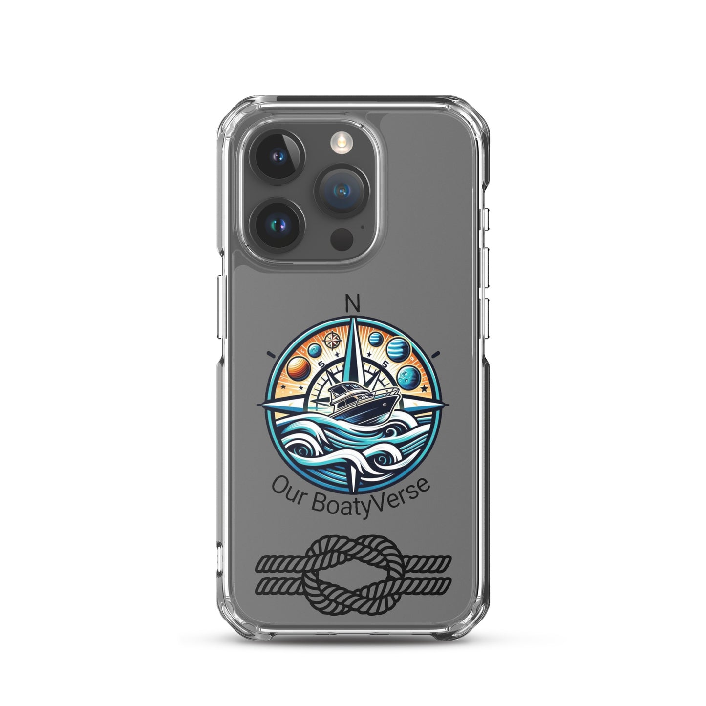 iPhone Stylish Clear Case for all latest models iPhone® by Our BoatyVerse