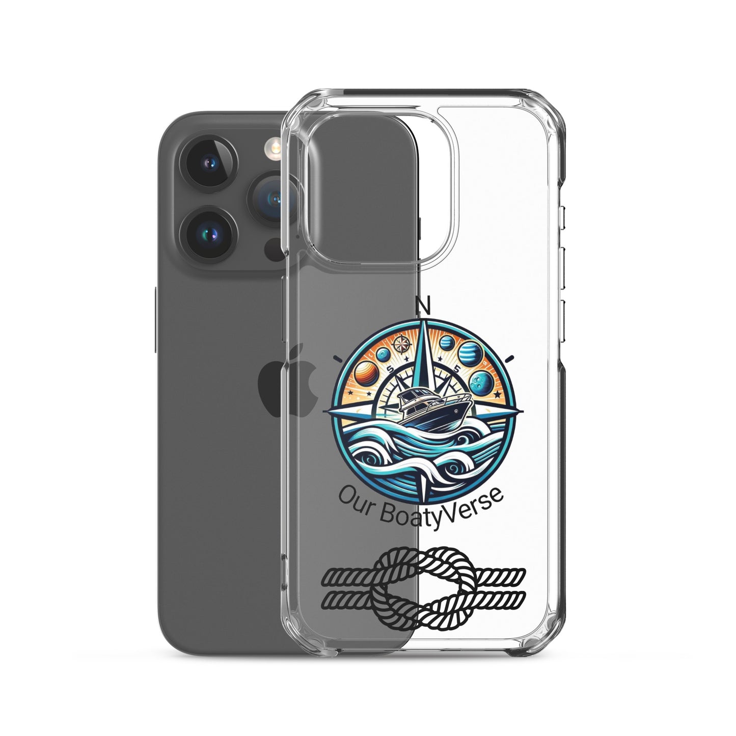 iPhone Stylish Clear Case for all latest models iPhone® by Our BoatyVerse
