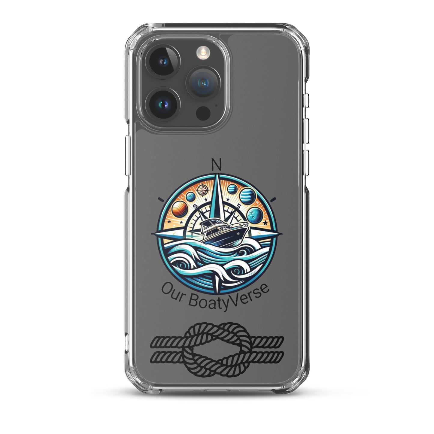 iPhone Stylish Clear Case for all latest models iPhone® by Our BoatyVerse