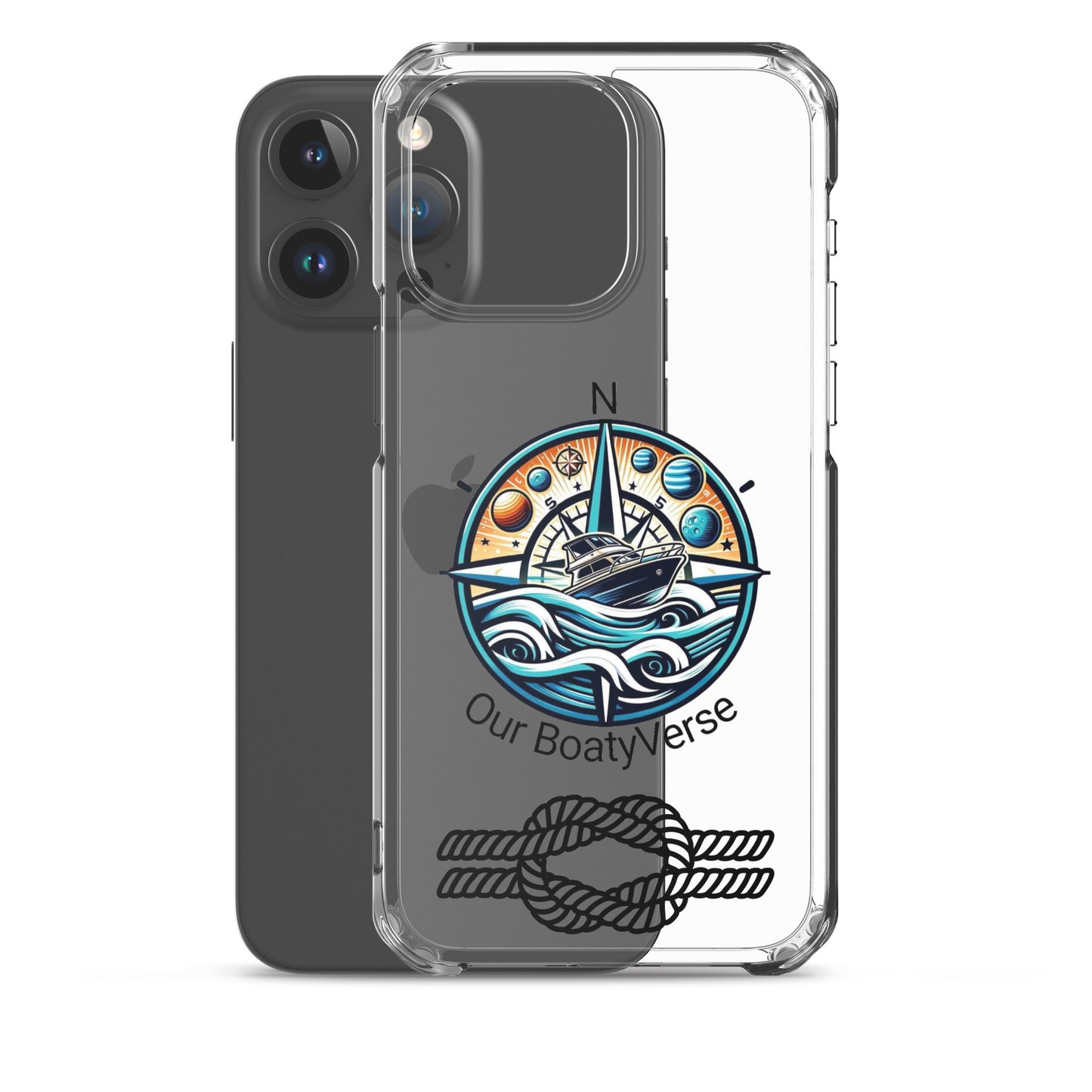 iPhone Stylish Clear Case for all latest models iPhone® by Our BoatyVerse