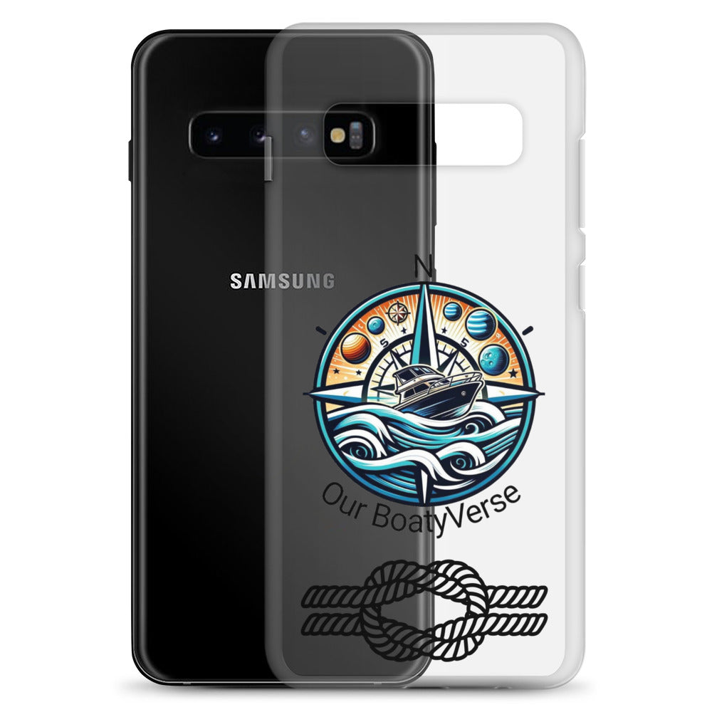 Stylish Clear Case for latest Samsung® phones by Our BoatyVerse