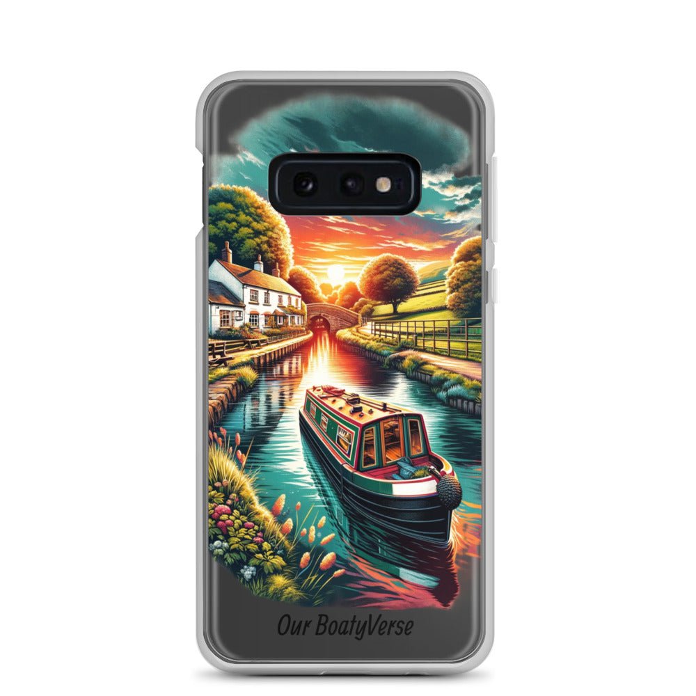 Narrowboat Dreams, Clear Case for Samsung® phones by Our BoatyVerse