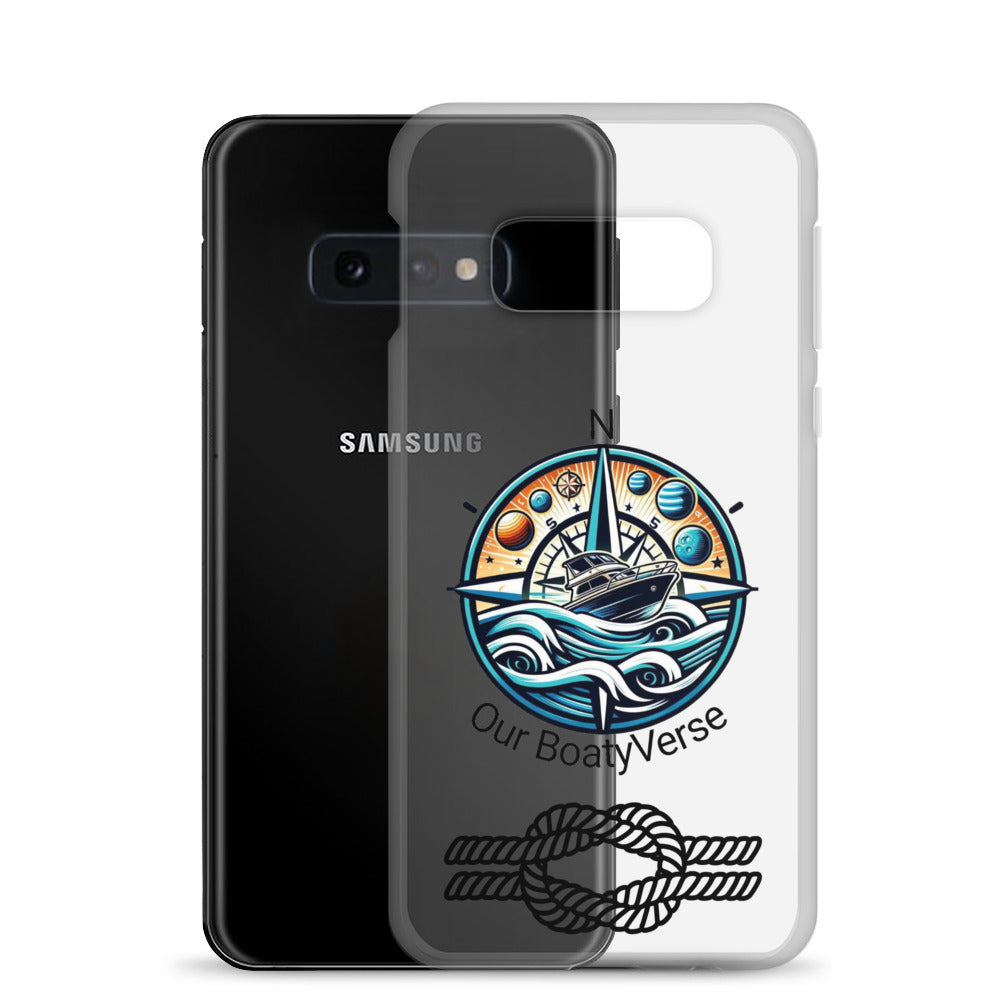Stylish Clear Case for latest Samsung® phones by Our BoatyVerse